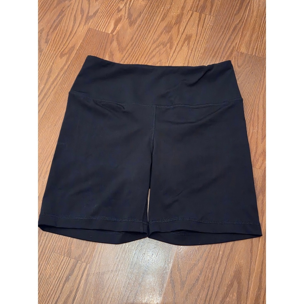 Yogalicious Lux Womens High Waisted Biker Shorts Black XL RN 144527